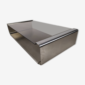 Table basse inox design Roche Bobois