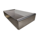 Stainless steel coffee table design Roche Bobois