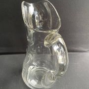 Broc verre soufflé et taillé XIXème