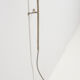 Hanging wall lamp with black perforated cap, 1960's