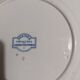 Sarreguemines earthenware plate with Marine decor late 19th century early 20th century