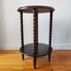 Side table - turned wooden end table