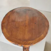 Rare table ronde sculpturale Ernesto Valabrega .. Milieu du siècle