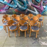 Set of 12 Baumann chairs, Bau