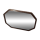 Art Deco Beveled Mirror 58.8 x 41.2 cm