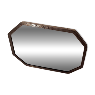 Miroir biseauté  Art Déco 58,8 x 41,2 cm