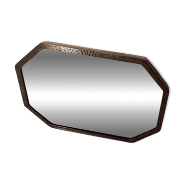Miroir biseauté  Art Déco 58,8 x 41,2 cm