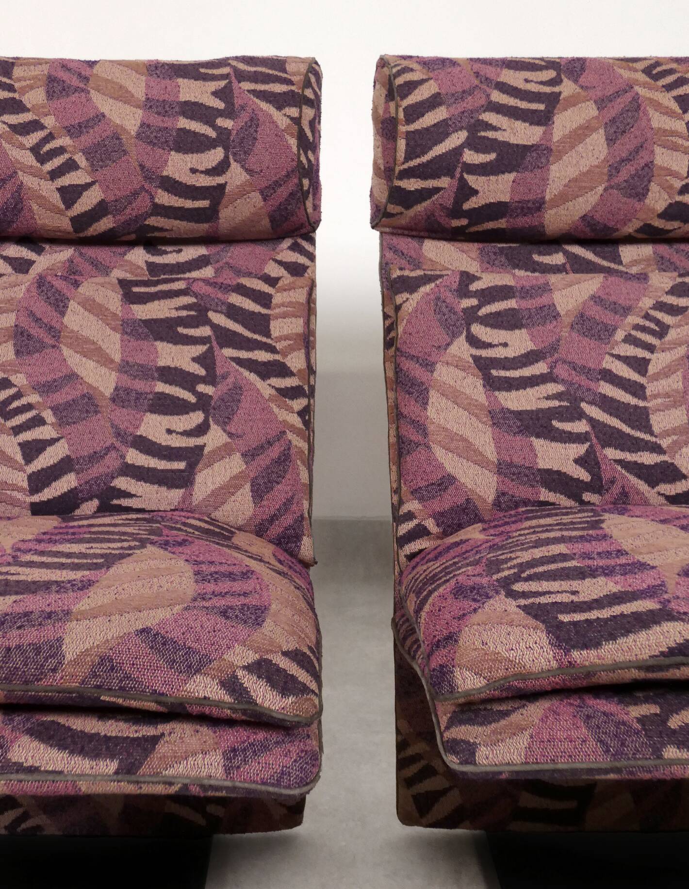 Saporiti chairs in Missoni fabric