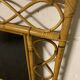 Vintage bamboo mirror