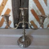 Pair of silver candlesticks
