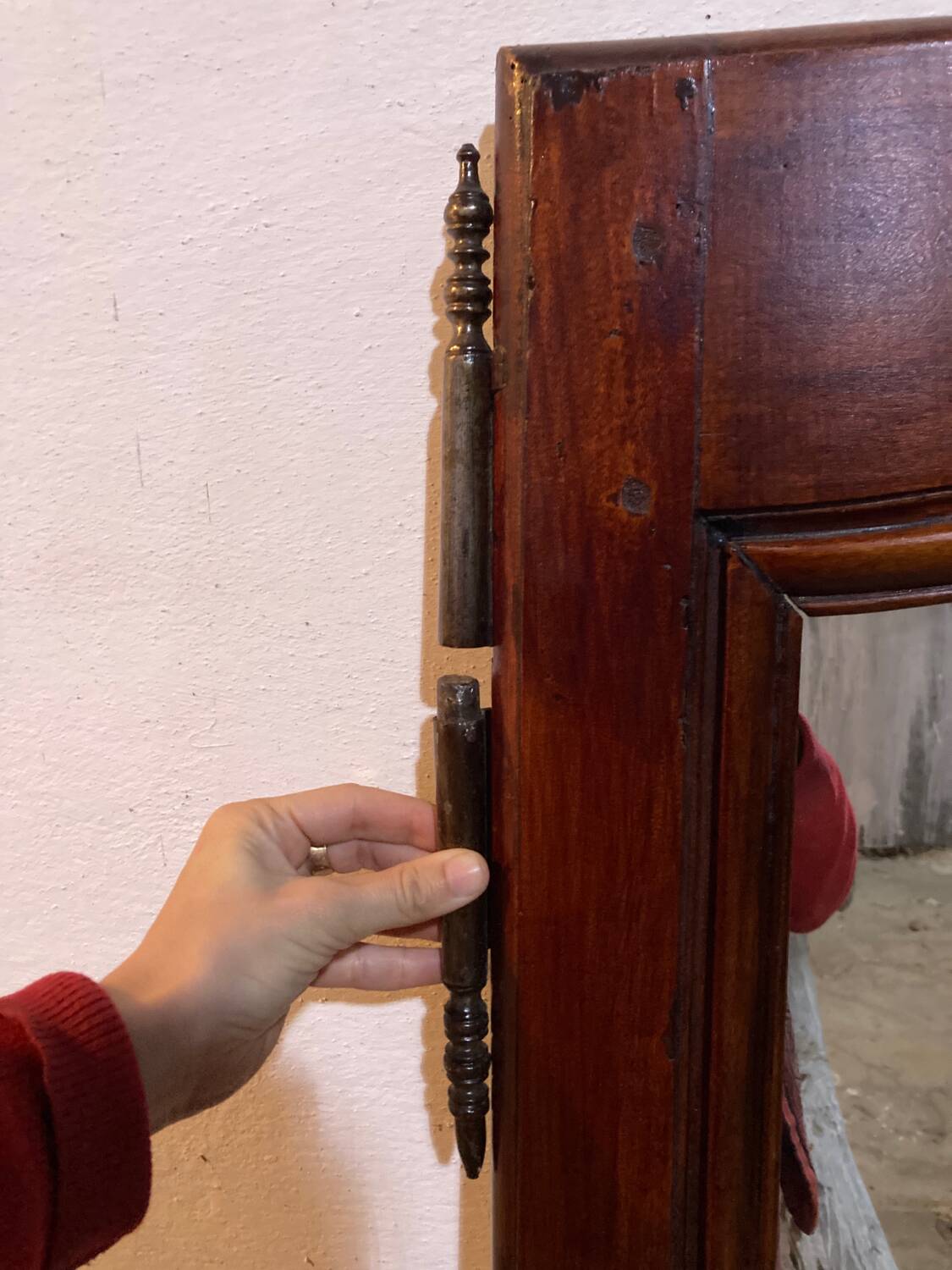 Pair of old mirror doors