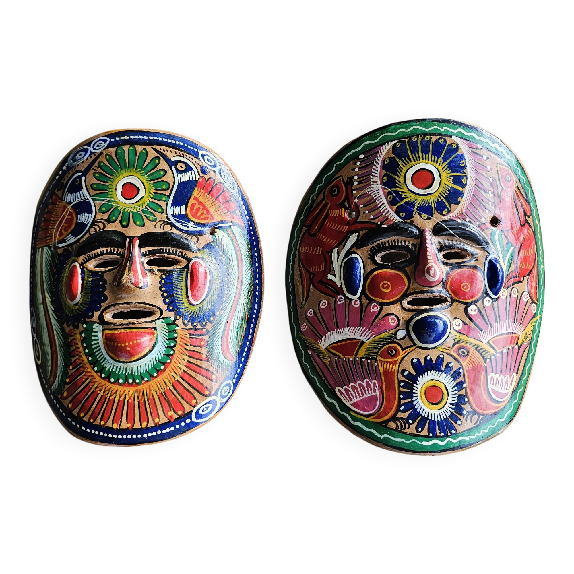 Mexican mask in terracotta