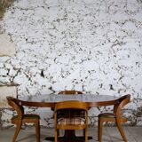 Baumann extendable round table
