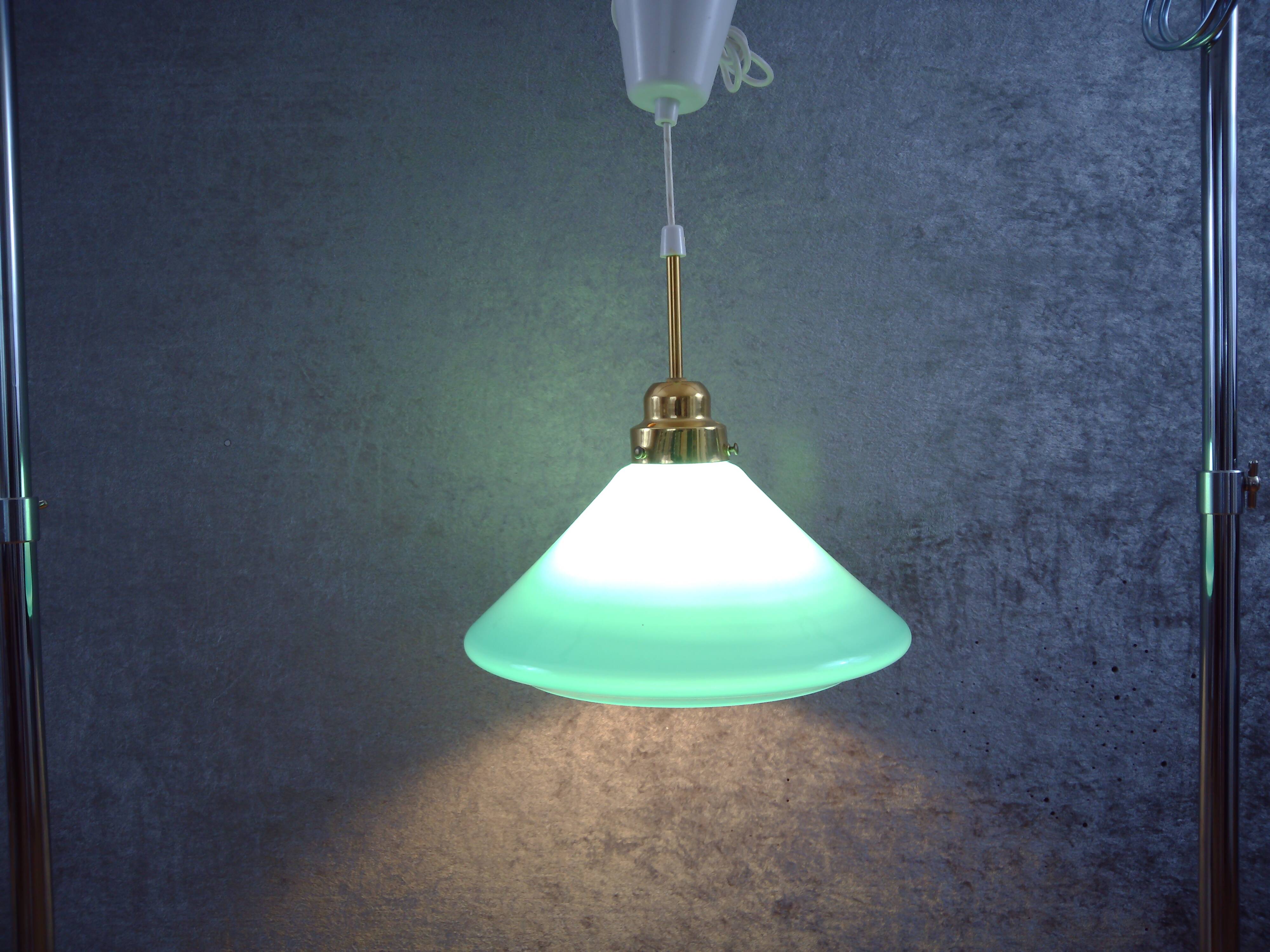 Turquoise shoemaker lamp