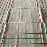 White tablecloth in cotton / vintage linen dimension: height 220cm- width -125cm-