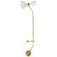 Modern Italian Table Lamp in Brass and Metal, Stilnovo Style