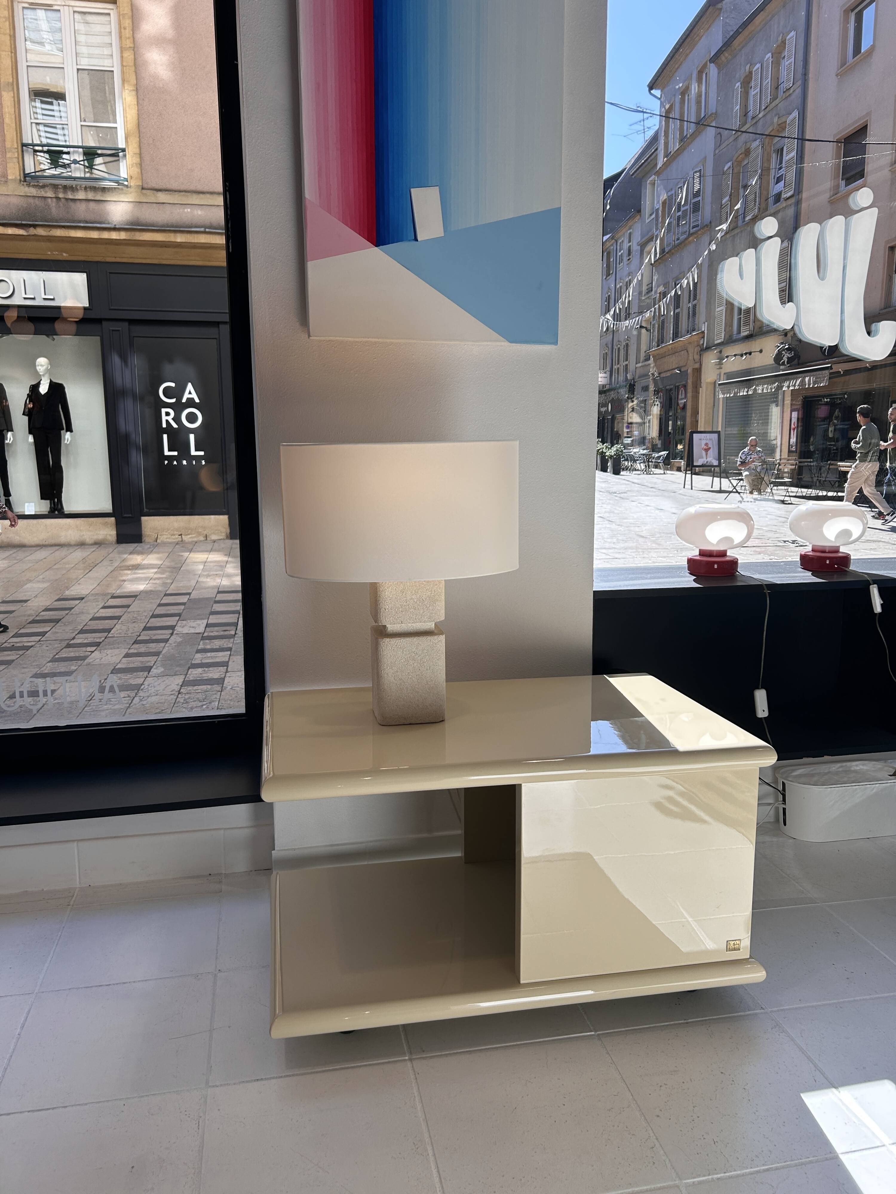 Jean Claude Mahey side table 1970