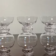 Verres à champagne 6p. Daum