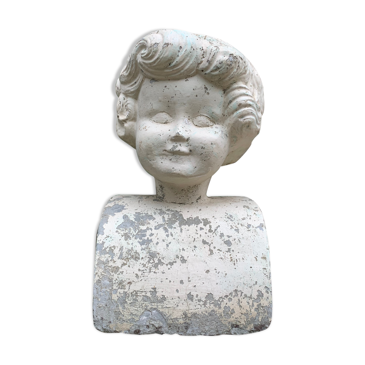 Bust child stone
