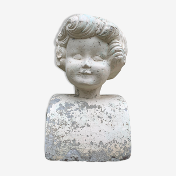 Bust child stone