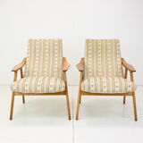 Paire de fauteuils du milieu du siècle des années 1960, Tchécoslovaquie