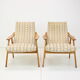 Paire de fauteuils du milieu du siècle des années 1960, Tchécoslovaquie