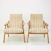 Paire de fauteuils du milieu du siècle des années 1960, Tchécoslovaquie
