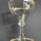 5 Coupes à champagne putoisé or – Legras service Pierrefonds XIXème