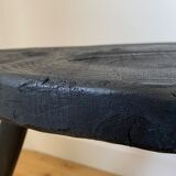 Tripode finition bois brûlé