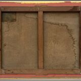 French school of the 19th century. Port scene. Oil on canvas, framed.