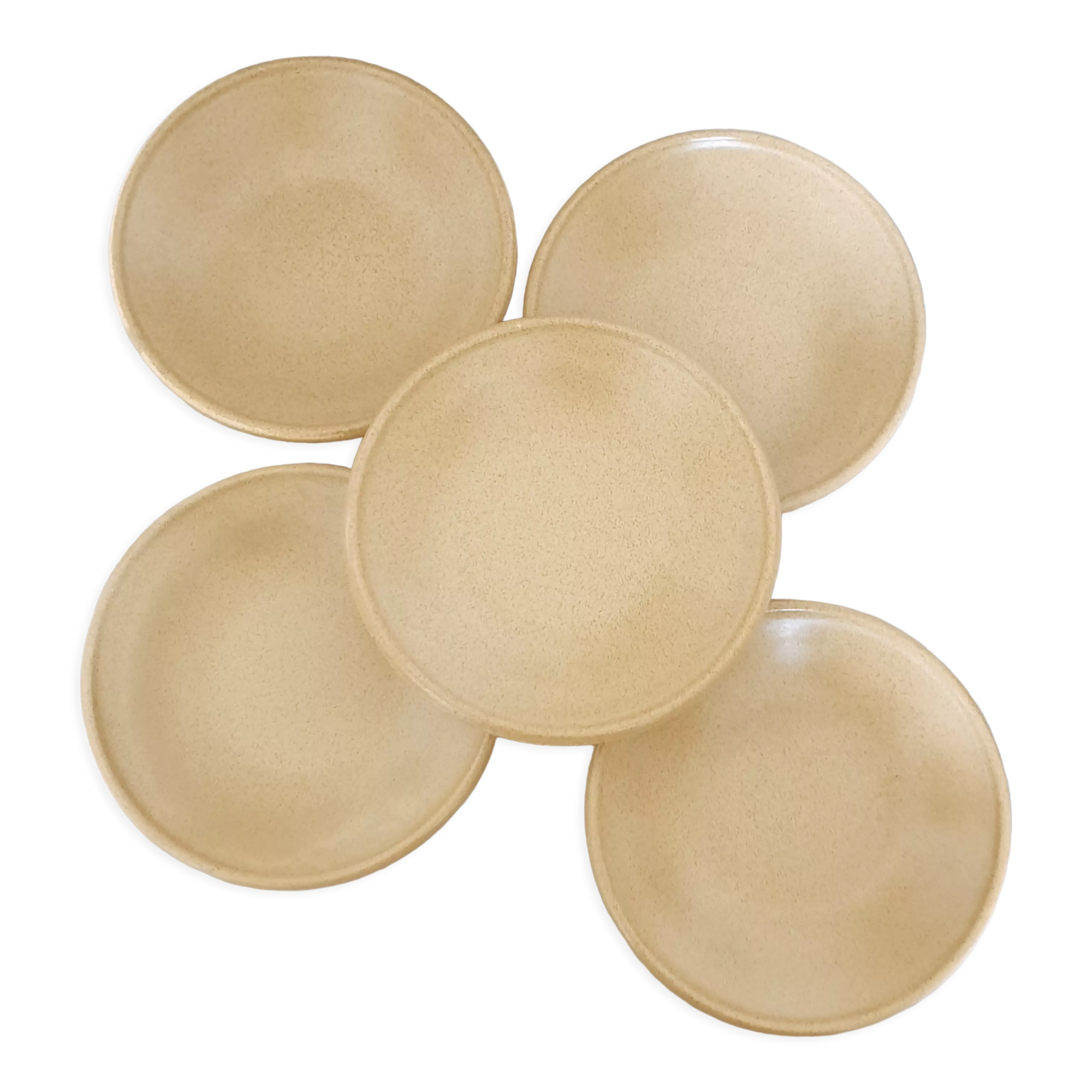 Set of 5 plates Sarreguemines
