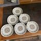 6 flat plates Pillivuyt in French porcelain