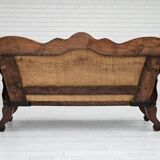Années 1930, canapé danois 2 places, bois de frêne, état d'origine.