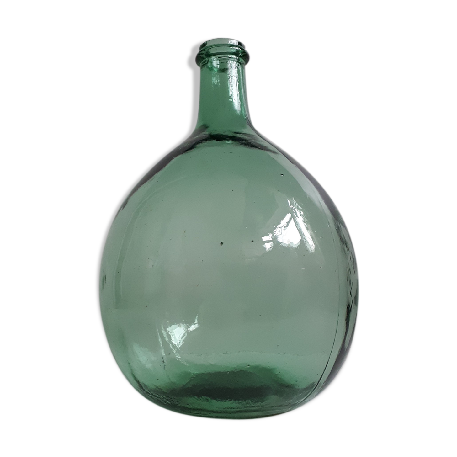 Demijohn 6 L clear green