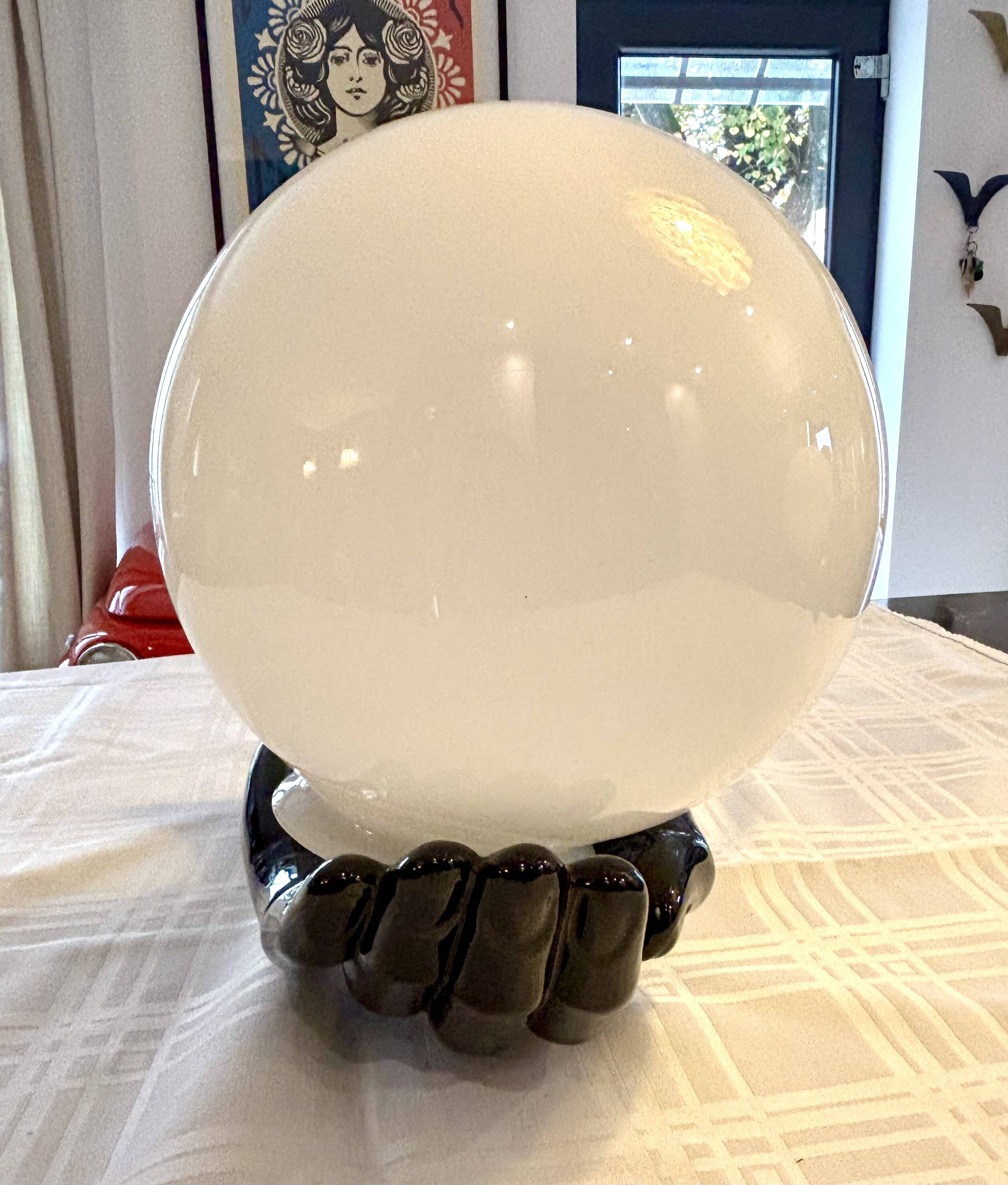 Pair of handmade ceramic wall sconces