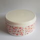 Salad bowl opaline arcopal scania vintage flowers 70s