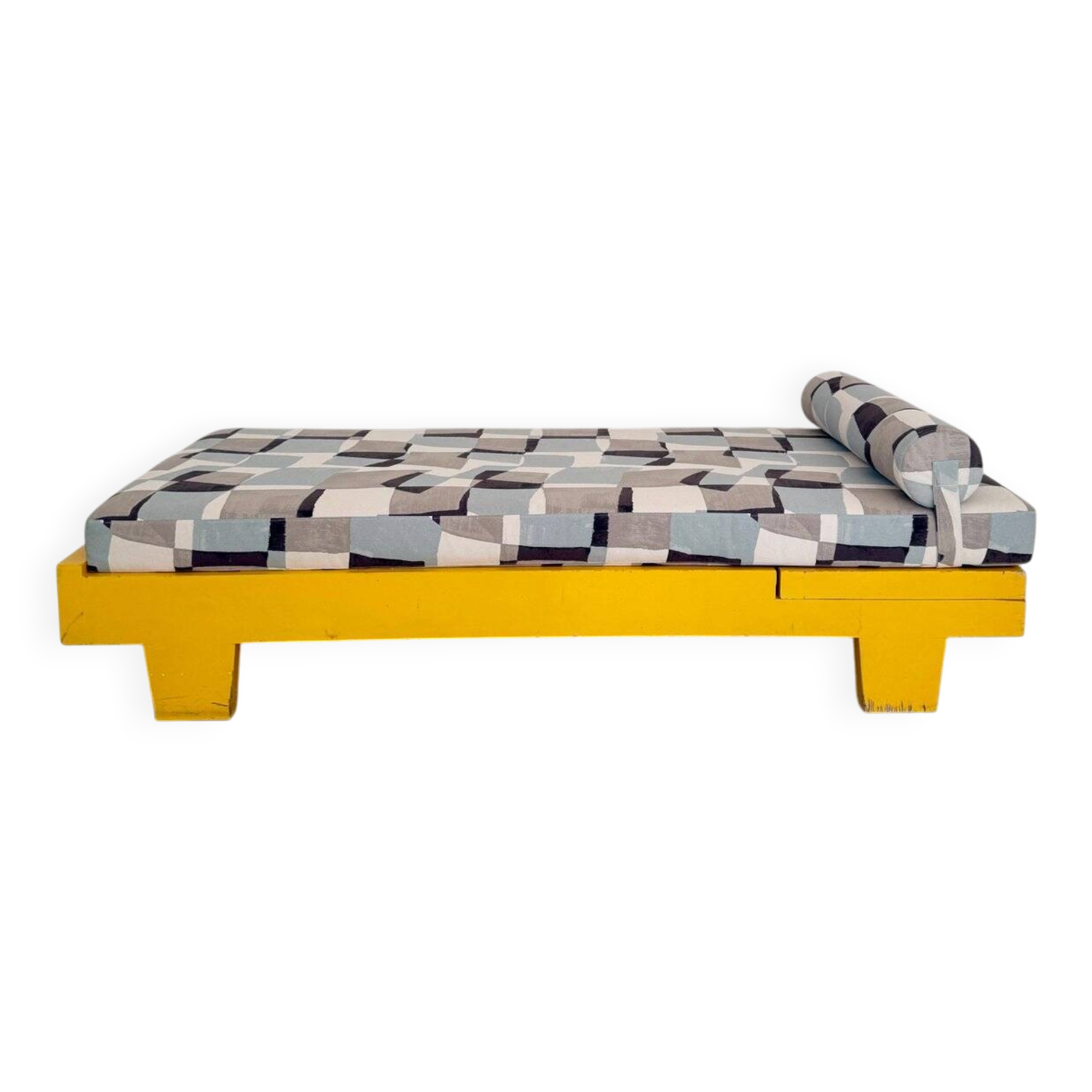 German Bauhaus Yellow Daybed, 1920s