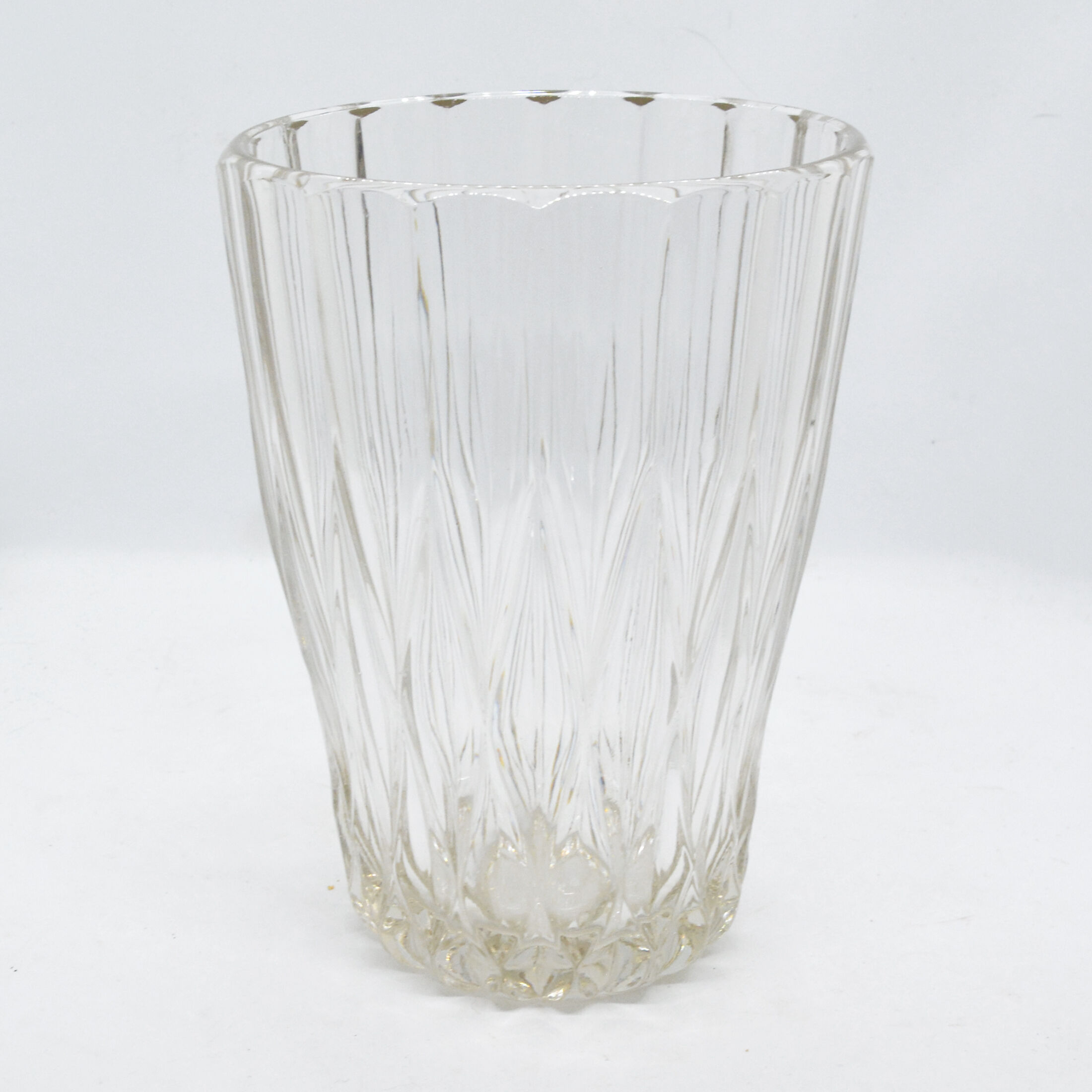 1960s modern glass vase by Jiří Řepásek, Poděbrady Czechoslovakia