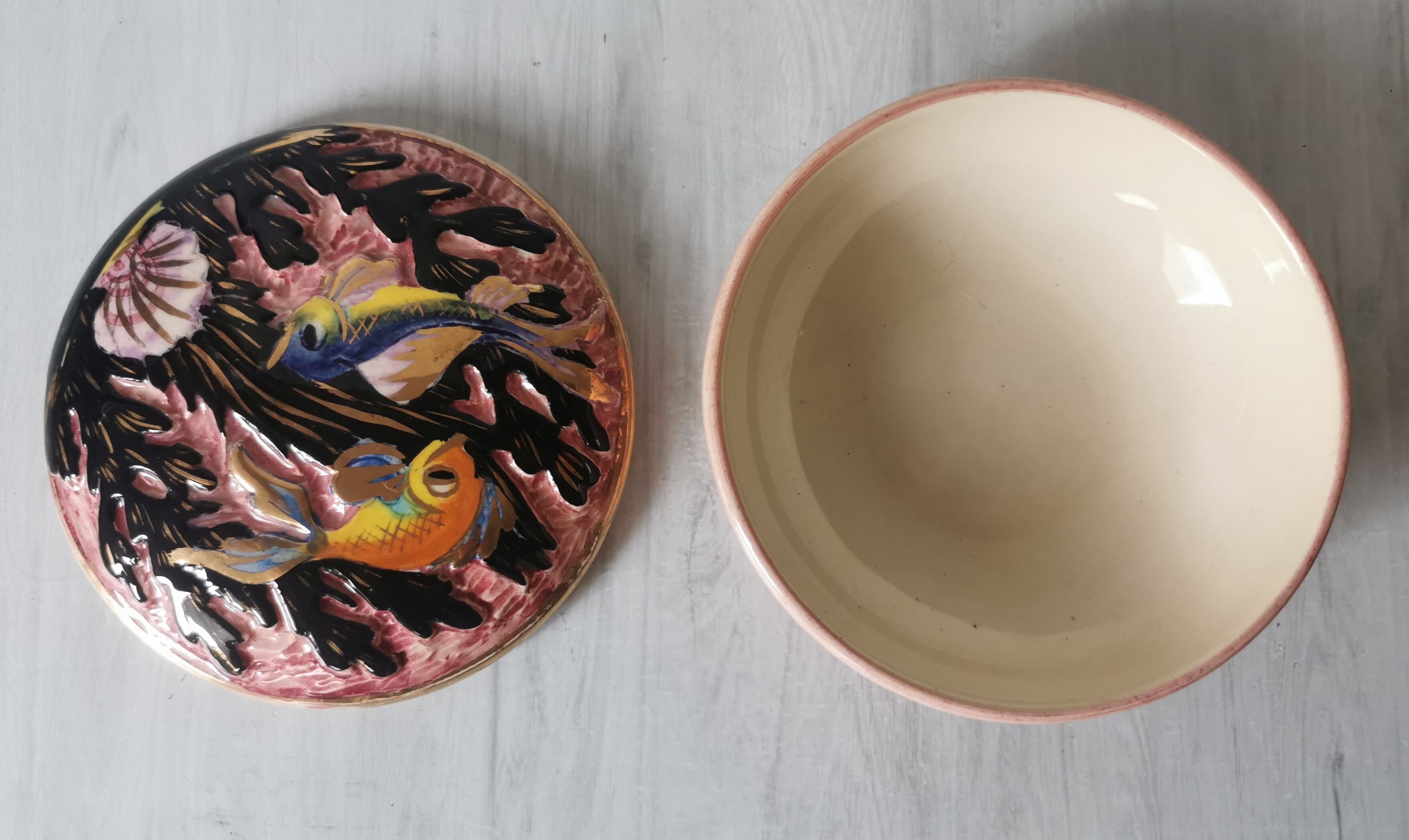 Bonbonnière Lamarche fish