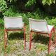 Duo of vintage and designer children's chairs. Kindergarten. 1980.