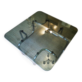 Italian design coffee table, Bauhaus style, 70s