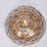 Wall/Ceiling Light in Smoked Glass, Sputnik, Germany
