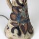 Pair of Bouffioulx sandstone candle lamps signed Dubois - 1970s