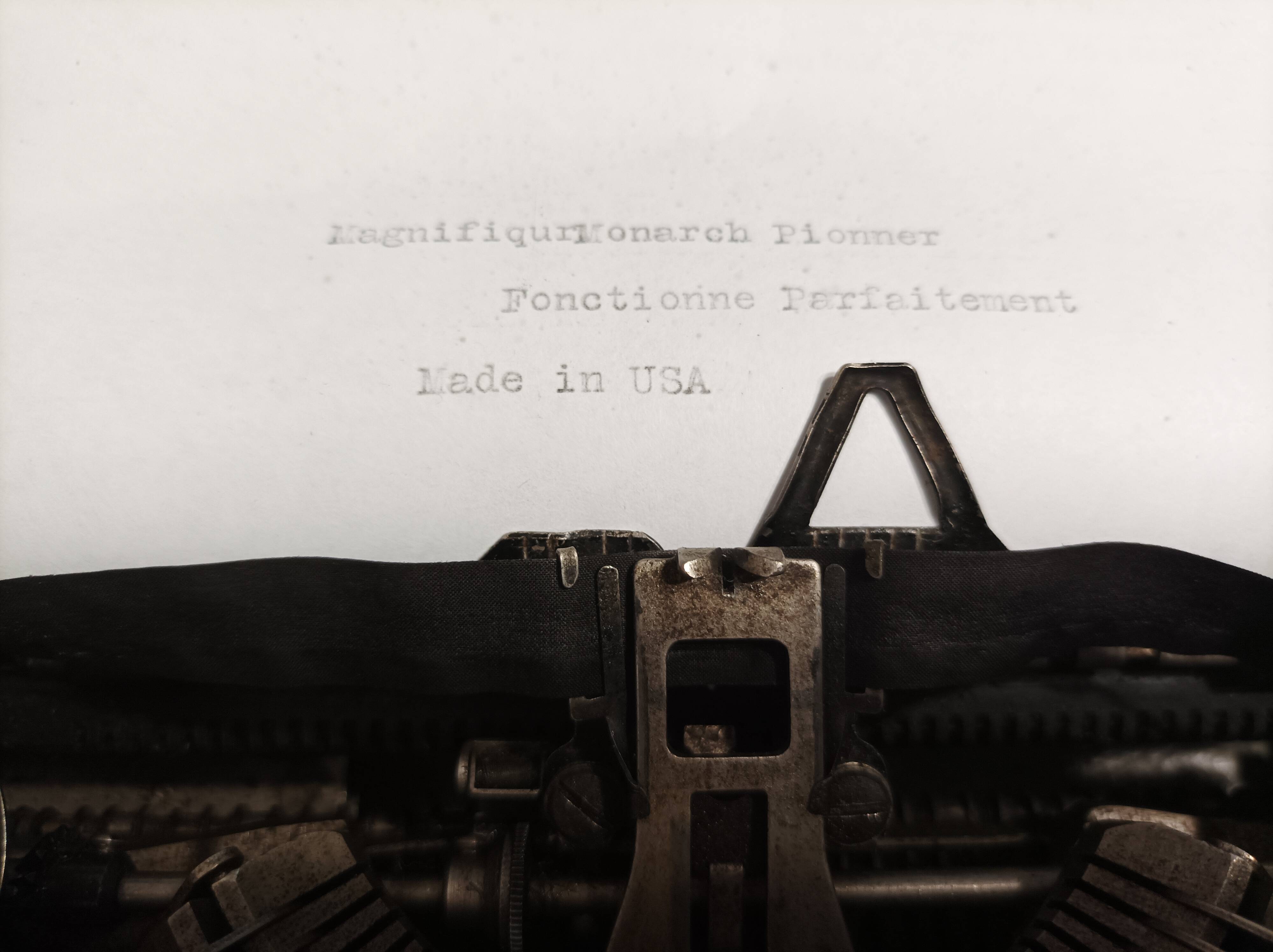 Monarch pioneer black old