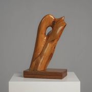 Organic wood sculpture by H. Hinfelaar, Netherlands, 1980s