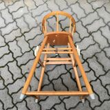 Chaise haute vintage bébé