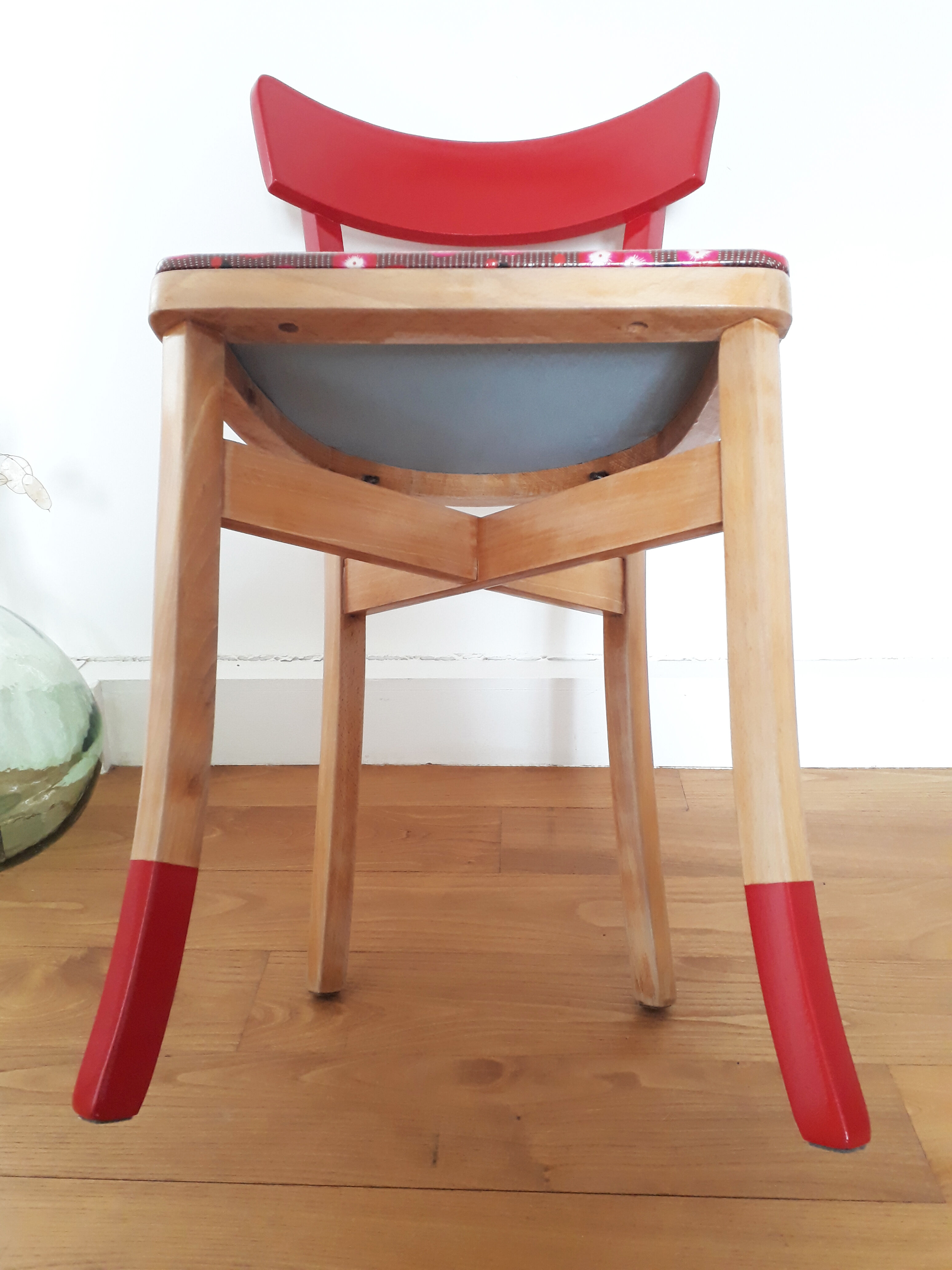 Chair bistro red vintage 30s
