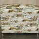 Pair of Custom Love Seat Howard Armchairs Mulberry Morning Gallop Velvet
