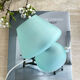 Frosted glass mushroom lamp