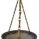 Art Deco pendant light by Jany – Glass paste – Marble decor